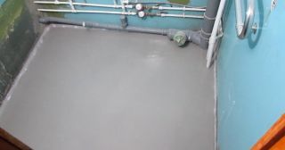 Наливной пол в туалете Ковров, цена от 897 руб.